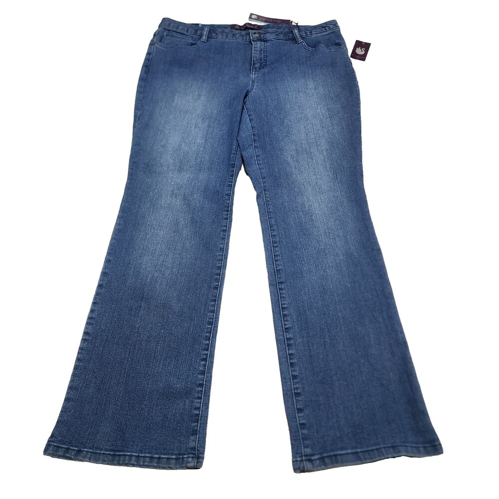 Gloria Vanderbilt Sparrow Jeans Women Size 16W Micro Boot Mid-Rise New with Tag